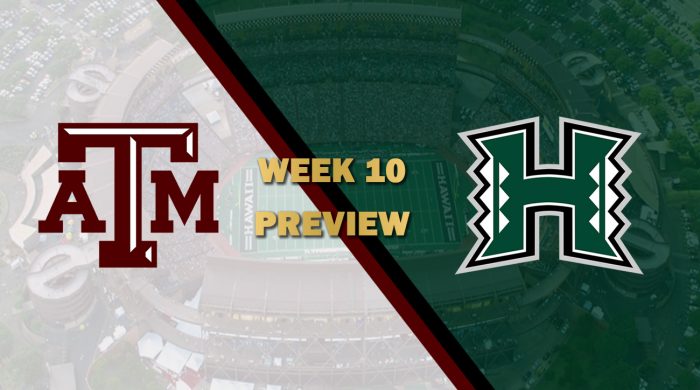 Texas A&M vs Hawaii