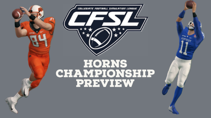 Horns Championship Preview