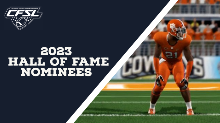2023 Hall of Fame Nominees